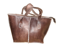 Bolso Mujer  Vacuno hilo blanco Mediano
