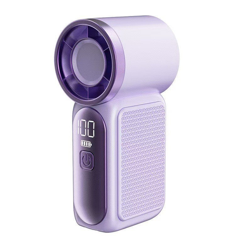 Mini Ventilador Turbo Recargable – 6 Velocidades y Batería de Larga Duración