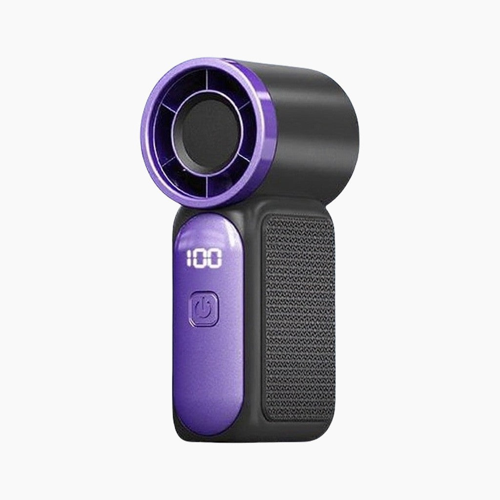 Mini Ventilador Turbo Recargable – 6 Velocidades y Batería de Larga Duración