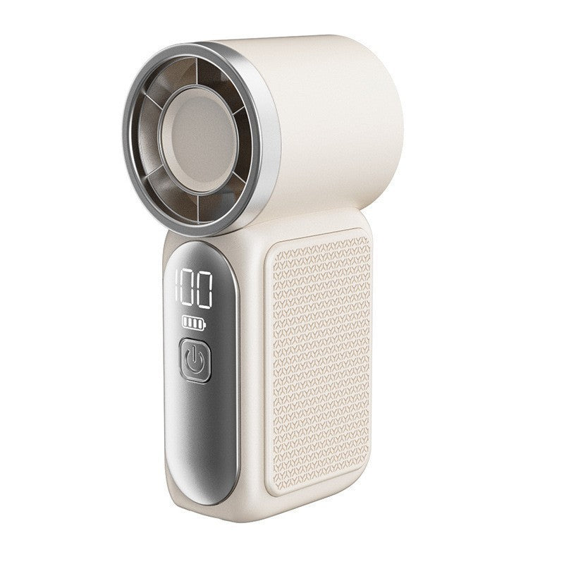 Mini Ventilador Turbo Recargable – 6 Velocidades y Batería de Larga Duración